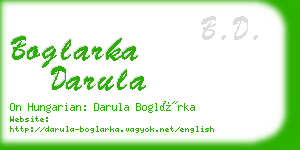 boglarka darula business card